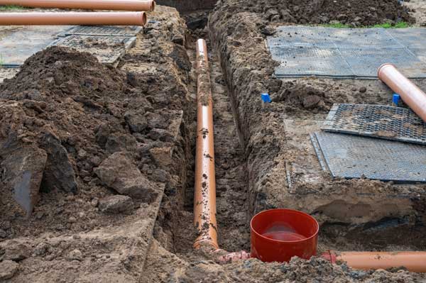 New Sewer Line Installation